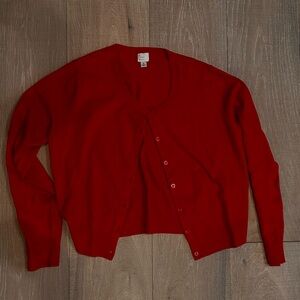 A New Day Vibrant Red Knit Sweater